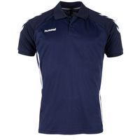 hummel Authentic Polo Donkerblauw - thumbnail