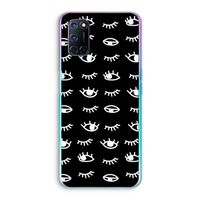 Eye pattern #3: Oppo A92 Transparant Hoesje