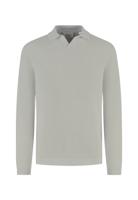 Dstrezzed Kostas Longsleeve Polo 405934 Poloshirts 831 Ghost Grey