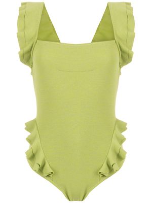 Clube Bossa maillot de bain à volants - Vert