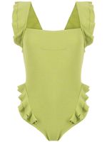 Clube Bossa maillot de bain à volants - Vert - thumbnail