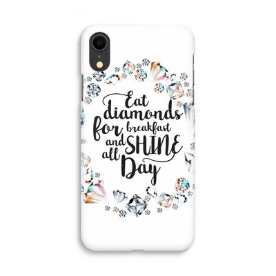 Diamonds: iPhone XR Volledig Geprint Hoesje
