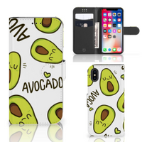 Apple iPhone X | Xs Leuk Hoesje Avocado Singing - thumbnail