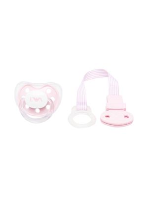 Emporio Armani Kids lot de tétines à logo imprimé - Rose