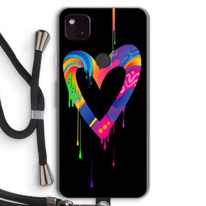 Melts My Heart: Pixel 4a 5G Transparant Hoesje met koord