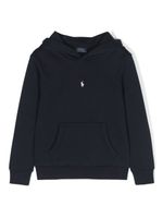 Ralph Lauren Kids hoodie en coton à logo Polo Pony - Bleu - thumbnail