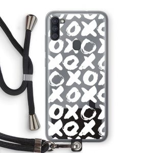 XOXO: Samsung Galaxy A11 Transparant Hoesje met koord