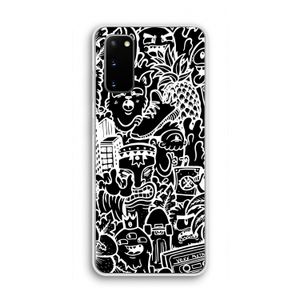 Vexx Black Mixtape: Samsung Galaxy S20 Transparant Hoesje