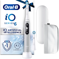 Oral-B iO Series 6 Opal Grey Gift Edition Elektrische Tandenborstel Oral-B iO Series 6 Opal Grey Gift Edition Elektrische Tandenborstel