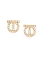 Ferragamo boucles d'oreilles serties de cristaux Ferragamo boucles d'oreilles serties de cristaux