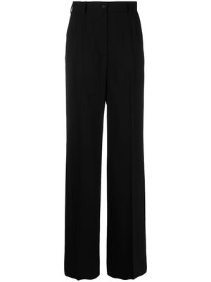 Dolce & Gabbana pantalon ample à taille haute - Noir