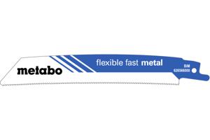 Metabo Accessoires Reciprozaagbladen | "Flexible Fast Metal" | (5 st.) | BiM | 150x1.4mm | curved - 626566000