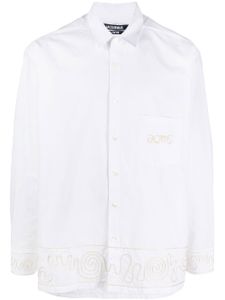 Jacquemus chemise à broderies - Blanc