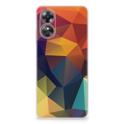 OPPO A17 | TPU Hoesje | Polygon Color