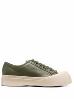 Marni baskets Pablo en cuir - Vert