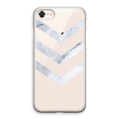 Marmeren pijlen: iPhone 8 Transparant Hoesje