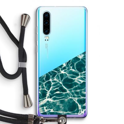Weerkaatsing water: Huawei P30 Transparant Hoesje met koord