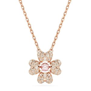 Swarovski 5674211 Ketting Idyllia Klavertje rosekleurig-wit-roze 38-45 cm