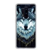 Darkness Wolf: OnePlus 8 Pro Transparant Hoesje
