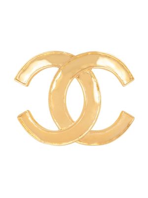 CHANEL Pre-Owned broche à logo CC (1994) - Or