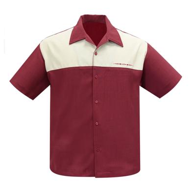 Steady The Earl Shirt Burgundy-2XL