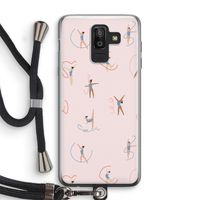 Dancing #3: Samsung Galaxy J8 (2018) Transparant Hoesje met koord