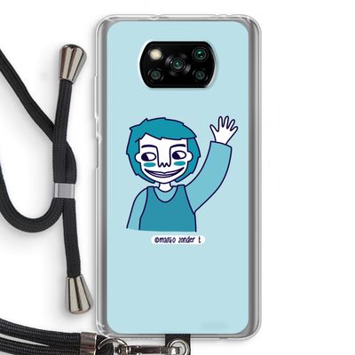 Zwaai: Xiaomi Poco X3 NFC Transparant Hoesje met koord