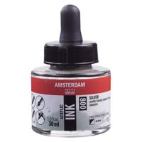 Amsterdam All Acrylics Amsterdam • acrylinkt fles 30 ml zilver 800
