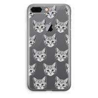 Kitten: iPhone 8 Plus Transparant Hoesje Kitten: iPhone 8 Plus Transparant Hoesje