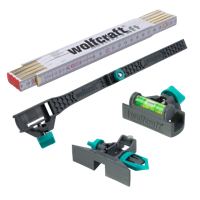 Wolfcraft Set | "Pimp-my-Duimstok" | 4-delig | 1 set - 8623000