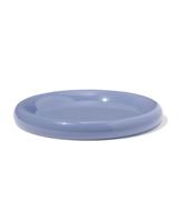 051 Kaarsonderzetter ⌀20cm Metaal Grijsblauw (blauw)
