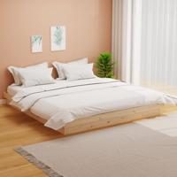 Bedframe zonder matras massief hout 160x200 cm Bedframe zonder matras massief hout 160x200 cm