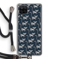 Makis: Samsung Galaxy A12 Transparant Hoesje met koord