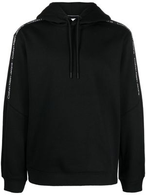 Calvin Klein Jeans hoodie à bandes logo - Noir
