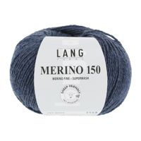 Lang Yarns Merino 150 234 Kleur: Donker jeans melange - thumbnail