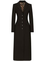 Dolce & Gabbana manteau réversible à simple boutonnage - Noir