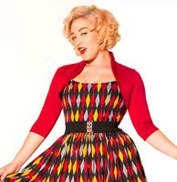 Bolero Ponte Red Longsleeve-M | 31% korting - thumbnail
