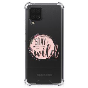 Samsung Galaxy A12 Stevig Bumper Hoesje Boho Stay Wild