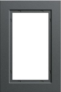 Gira afdekraam antraciet E2 1,5VD 100123
