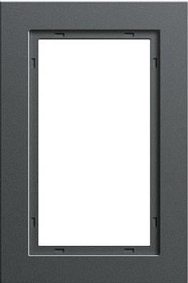 Gira afdekraam antraciet E2 1,5VD 100123