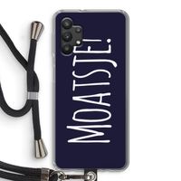Moatsje!: Samsung Galaxy A32 5G Transparant Hoesje met koord