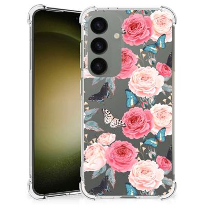Samsung Galaxy S24 Case Butterfly Roses Samsung Galaxy S24 Case Butterfly Roses