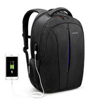 Waterdichte 15 6-inch laptop rugzak anti-diefstal Business reizen rugzak schooltas (zwart + blauw USB)