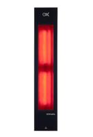 Xiomara Feel Good Shower IR-L infrarood inbouw 110x27 cm zwart Xiomara Feel Good Shower IR-L infrarood inbouw 110x27 cm zwart