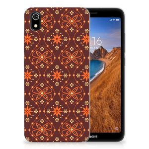 Xiaomi Redmi 7A TPU bumper Batik Brown