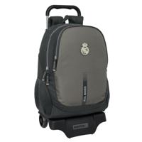 Schoolrugzak met Wielen Real Madrid C.F. Grijs 32 x 44 x 16 cm