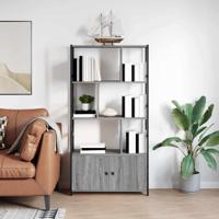 Boekenkast Grijs sonoma 80 x 30 x 155,5 cm Bewerkt hout