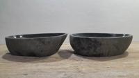 Rivierstenen waskommen set RL250303AB, 52x34x15 cm