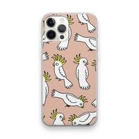 Papegaai: iPhone 12 Pro Max Transparant Hoesje