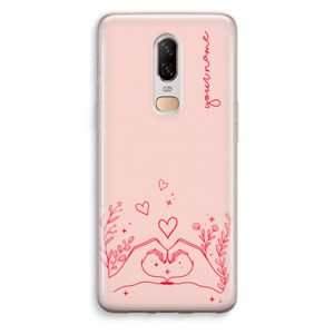 Love is in the air: OnePlus 6 Transparant Hoesje